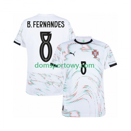 Koszulka Portugalia Bruno Fernandes 8 Wyjazdowe Koszulki Piłkarskie 2025-2026 Krótki Rękaw